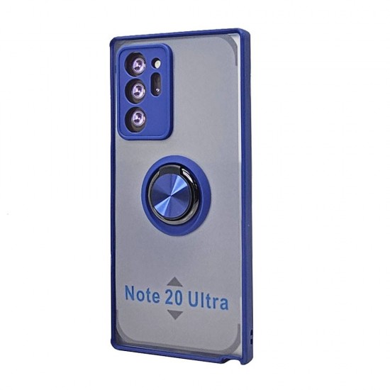 TPU Case w/ Magnetic Ring for Samsung Note 20 Ultra (blue) TPU Case w/ Magnetic Ring for Samsung Note 20 Ultra (blue)