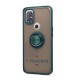 TPU Case w/ Magnetic Ring for One Plus Nord N10 5G (green)