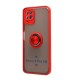TPU Case w/ Magnetic Ring for Revvl 6 Pro (red)