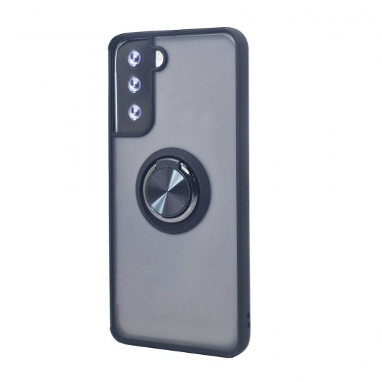 TPU Case w/ Magnetic Ring for Samsung S21 (black) TPU Case w/ Magnetic Ring for Samsung S21 (black)