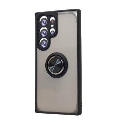 TPU Case w/ Magnetic Ring for Samsung S22 Ultra (black) TPU Case w/ Magnetic Ring for Samsung S22 Ultra (black)
