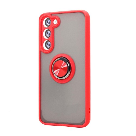 TPU Case w/ Magnetic Ring for Samsung A15 (red) TPU Case w/ Magnetic Ring for Samsung A15 (red)
