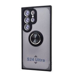 TPU Case w/ Magnetic Ring for Samsung S24 Ultra (black) TPU Case w/ Magnetic Ring for Samsung S24 Ultra (black)