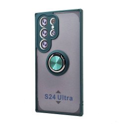 TPU Case w/ Magnetic Ring for Samsung S24 Ultra (green) TPU Case w/ Magnetic Ring for Samsung S24 Ultra (green)