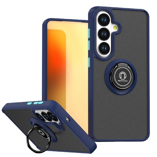 TPU Case w/ Magnetic Ring for Samsung S26 Plus (blue)