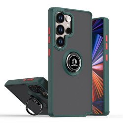 TPU Case w/ Magnetic Ring for Samsung S26 Ultra (green)