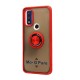 TPU Case w/ Magnetic Ring for Moto G Pure (red)