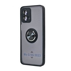 TPU Case w/ Magnetic Ring for Moto G 5G 2023 (black) TPU Case w/ Magnetic Ring for Moto G 5G 2023 (black)