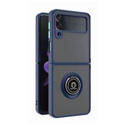 TPU Case w/ Magnetic Ring for Samsung Z Flip 5 (blue) TPU Case w/ Magnetic Ring for Samsung Z Flip 5 (blue)