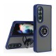 TPU Case w/ Magnetic Ring for Samsung Z Fold 4 (blue)