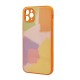 Glass TPU Design Case for iPhone 12 Pro Max (orange)