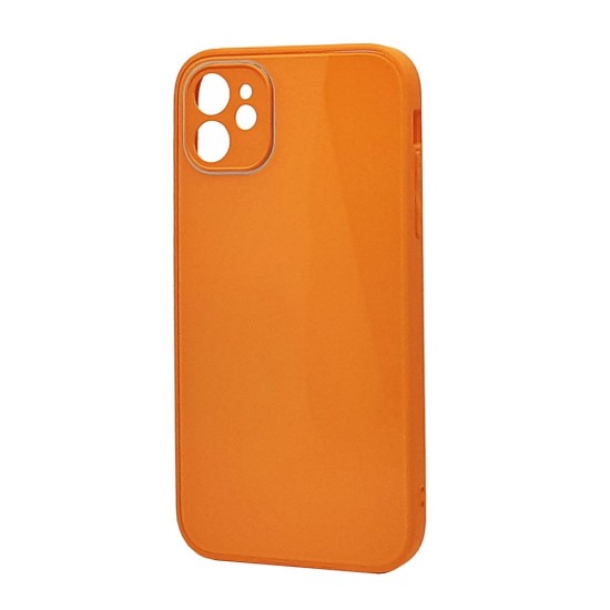 Glass TPU Case for iPhone 11 Pro Max (orange)