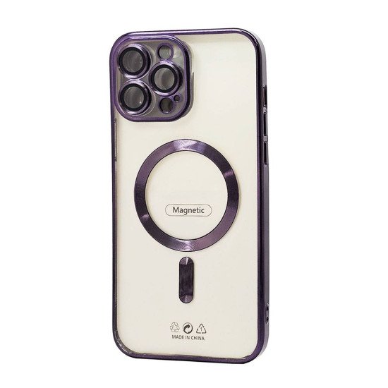 Electroplated Magsafe TPU Case for iPhone 13 (purple)