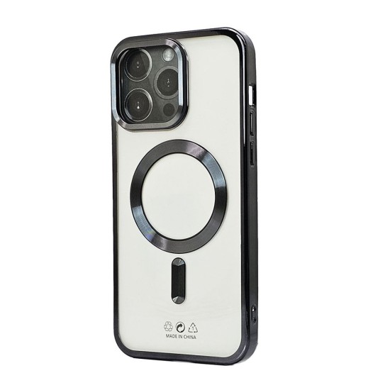 Electroplated Magsafe TPU Case for iPhone 15 Plus (black) Electroplated Magsafe TPU Case for iPhone 15 Plus (black)