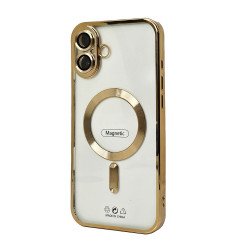 Electroplated Magsafe TPU Case for iPhone 16 (gold)