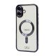 Electroplated Magsafe TPU Case for iPhone 16 Plus (purple)