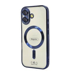 Electroplated Magsafe TPU Case for iPhone 17 (blue) Electroplated Magsafe TPU Case for iPhone 17 (blue)