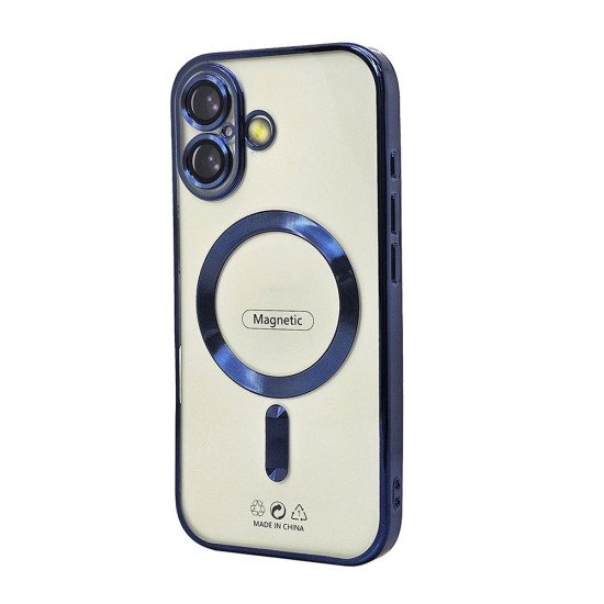 Electroplated Magsafe TPU Case for iPhone 17 (blue) Electroplated Magsafe TPU Case for iPhone 17 (blue)