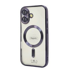 Electroplated Magsafe TPU Case for iPhone 17 (purple) Electroplated Magsafe TPU Case for iPhone 17 (purple)