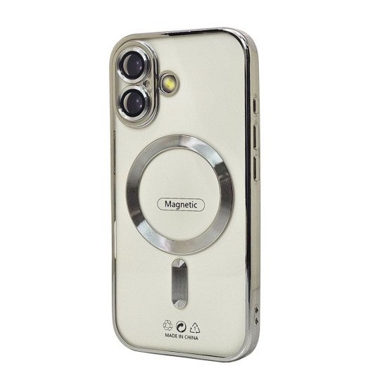 Electroplated Magsafe TPU Case for iPhone 17 (silver) Electroplated Magsafe TPU Case for iPhone 17 (silver)