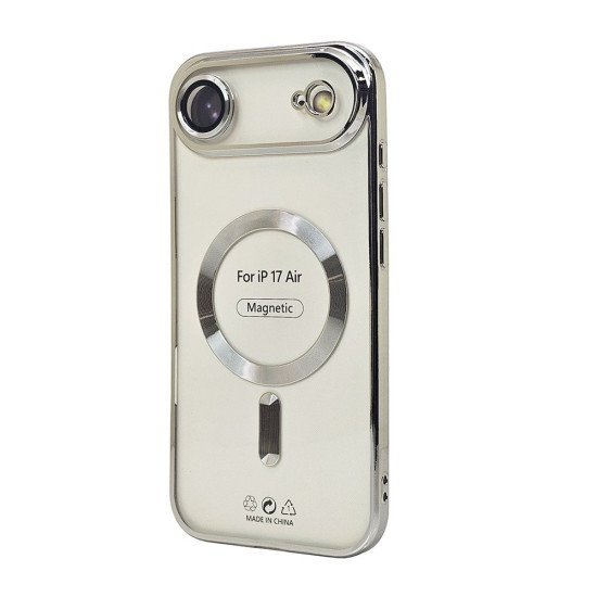 Electroplated Magsafe TPU Case for iPhone 17 Air (silver) Electroplated Magsafe TPU Case for iPhone 17 Air (silver)