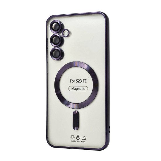 Electroplated Magsafe TPU Case for Samsung Galaxy S23 FE (purple) Electroplated Magsafe TPU Case for Samsung Galaxy S23 FE (purple)