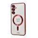 Electroplated Magsafe TPU Case for Samsung Galaxy S23 FE (red)