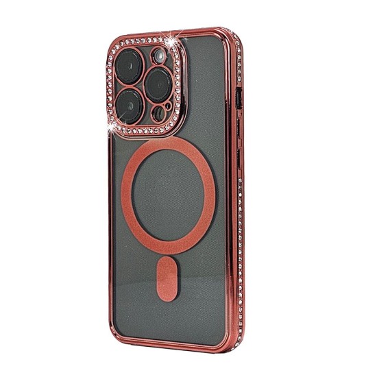 Sparkle Magsafe TPU Case for iPhone 13 (red)