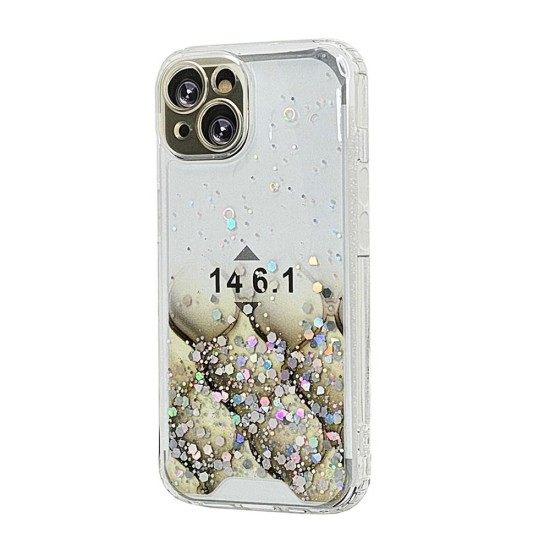 Sparkly TPU Case for iPhone 14 (gold)