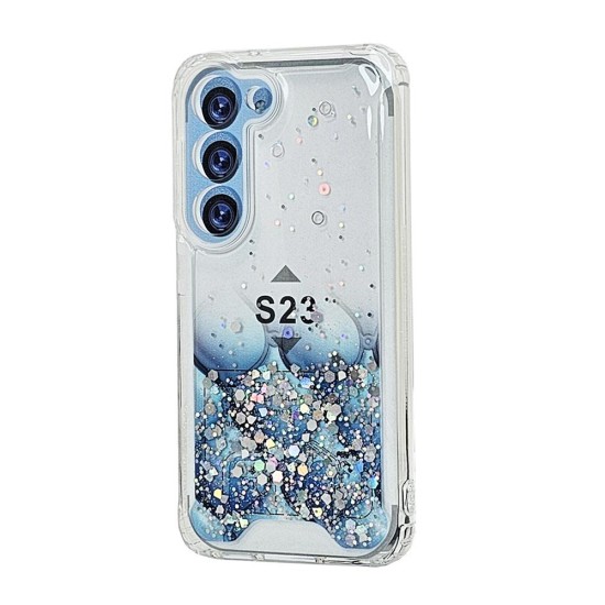 Sparkly TPU Case for Samsung Galaxy S23 (babyblue)