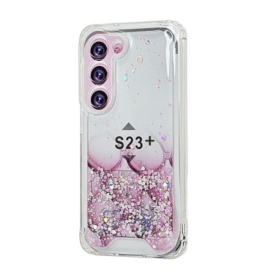 Sparkly TPU Case for Samsung Galaxy S23 Plus (pink)