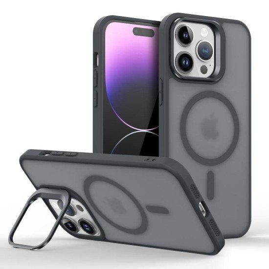 KickStand Magsafe TPU Case for iPhone 16 (black)