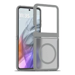 Magsafe TPU Case for Moto Razr 2024 / 2025 / 2026 (grey)