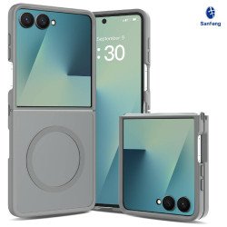 Magsafe TPU Case for Samsung Galaxy Z Flip 8 / 7 (grey)