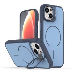Matte KickStand Magsafe Case for iPhone 14 (blue)