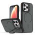 Matte KickStand Magsafe Case for iPhone 15 Pro Max (black)