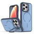 Matte KickStand Magsafe Case for iPhone 15 Pro Max (blue)