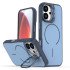 Matte KickStand Magsafe Case for iPhone 16E / 17E (blue)