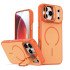 Matte KickStand Magsafe Case for iPhone 17 Pro Max (orange)