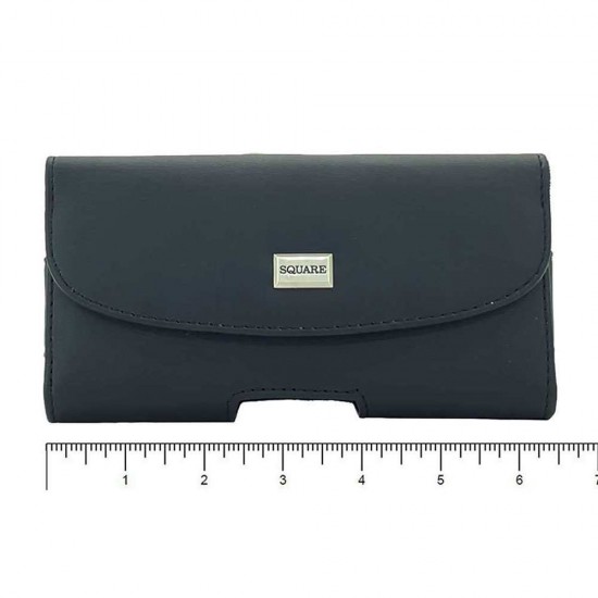 Classic Horizontal Genuine Leather Pouch (Large)
