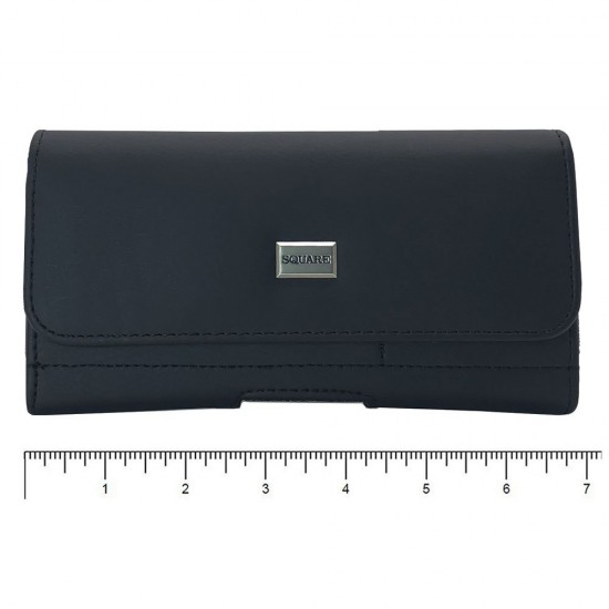 Horizontal Leather Pouch W/ Card Slot  (XL)