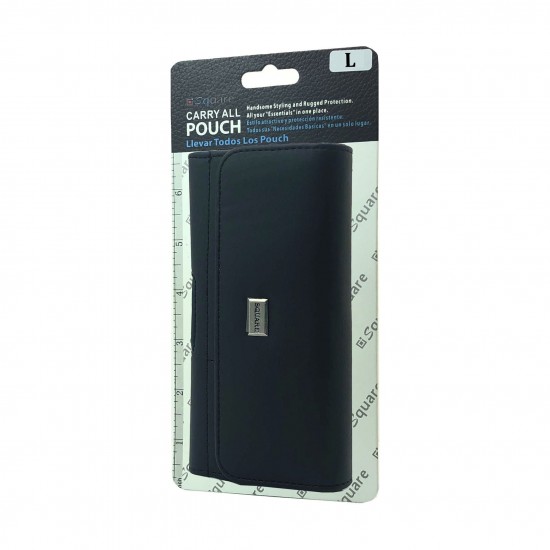 Horizontal Leather Pouch W/ Card Slot (Large) Horizontal Leather Pouch W/ Card Slot (Large)