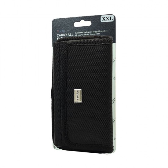 Horizontal Rugged Pouch With Metal Belt Clip (XXXL)