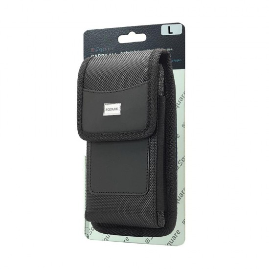 Vertical Rugged Nylon Pouch W/ Card Slot (Large) Vertical Rugged Nylon Pouch W/ Card Slot (Large)