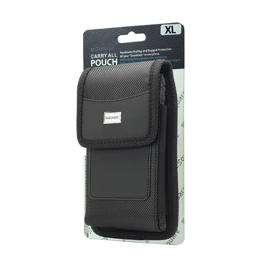 Vertical Rugged Nylon Pouch W/ Card Slot (XL) Vertical Rugged Nylon Pouch W/ Card Slot (XL)