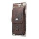 Vertical Brown Leather Pouch W/ Card Slot & 360 Rotating Belt Clip (L) Vertical Brown Leather Pouch W/ Card Slot & 360 Rotating Belt Clip (L)