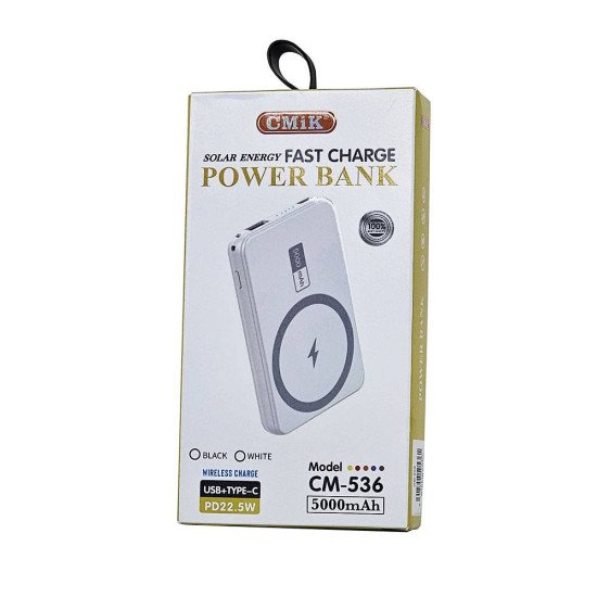 Magsafe 5K mAh 22.5W Battery Pack CM-536 (black)