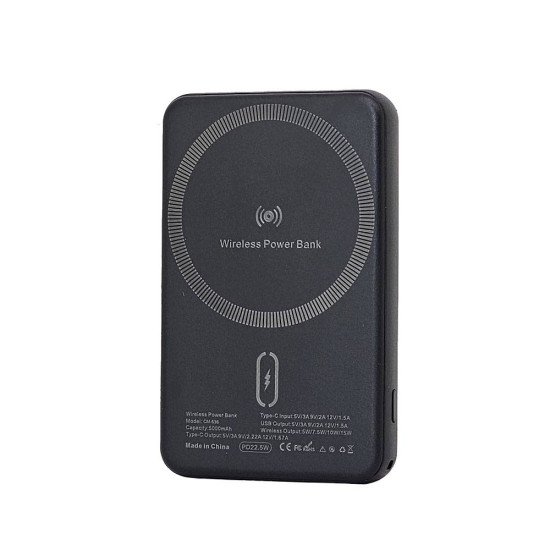 Magsafe 5K mAh 22.5W Battery Pack CM-536 (black)
