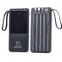 10K mAh 22.5W Power Bank W/ Built in Cable CM-541 (black)