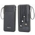 10k mAh Power Bank w/ Built-in Cable CM-660  (black)